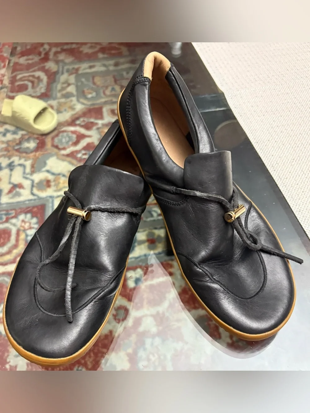 Vivo Barefoot Women's black  Loafers with Tassel Detail size42 /11US